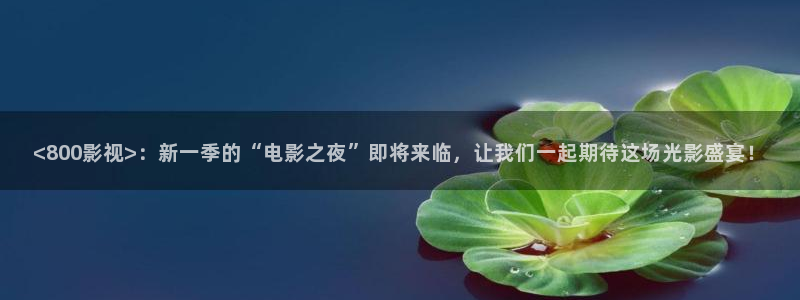樱桃茄子视频：<800影视>：新一季的“电影之夜”即将来临，让我们一起期待这场光影盛宴！