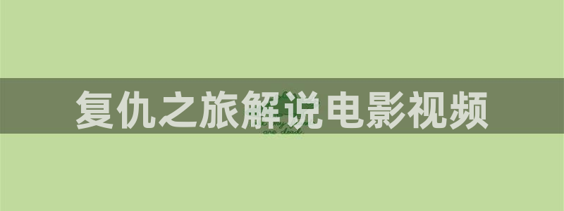 茄子视频了：复仇之旅解说电影视频