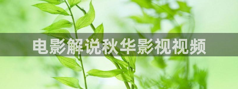 茄子视频视频：电影解说秋华影视视频